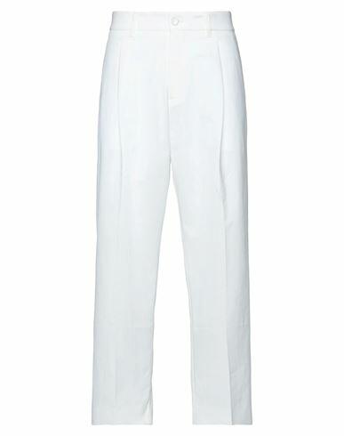 Dior Homme Man Pants White Cotton Cover