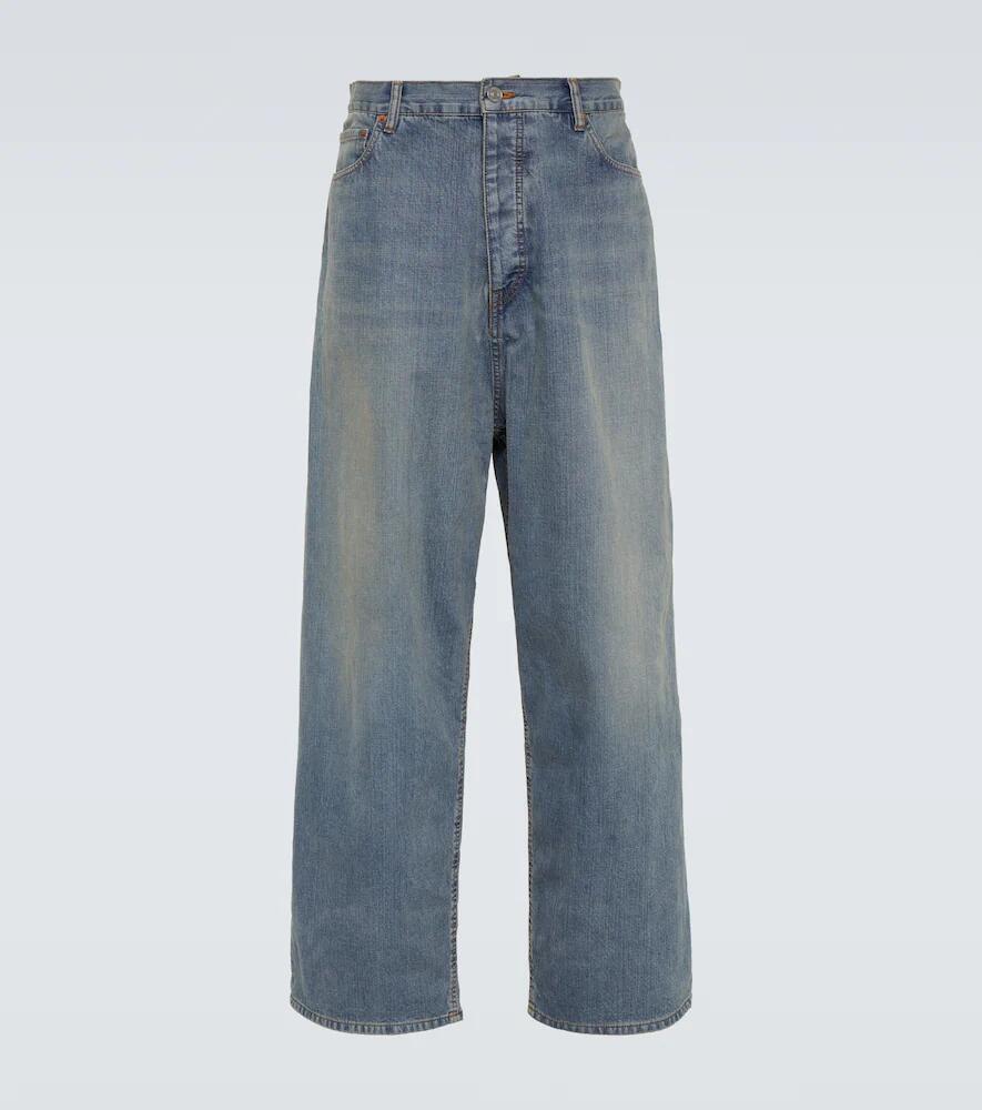 Balenciaga Waterproof wide-leg jeans Cover