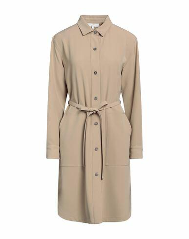 Antonelli Woman Midi dress Khaki Polyester, Elastane Cover