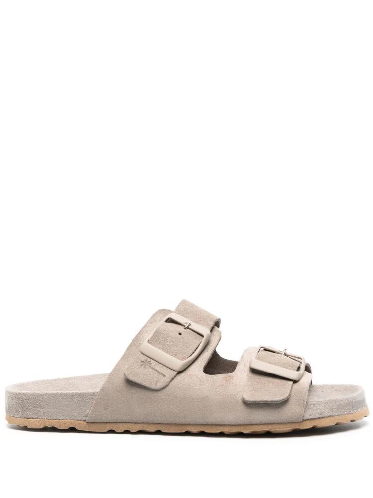 Manebi Hamptons suede sandals - Grey Cover