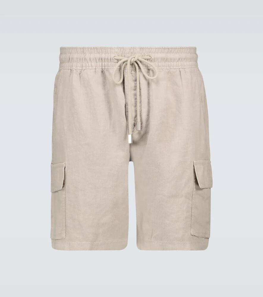 Vilebrequin Baie cargo linen shorts Cover