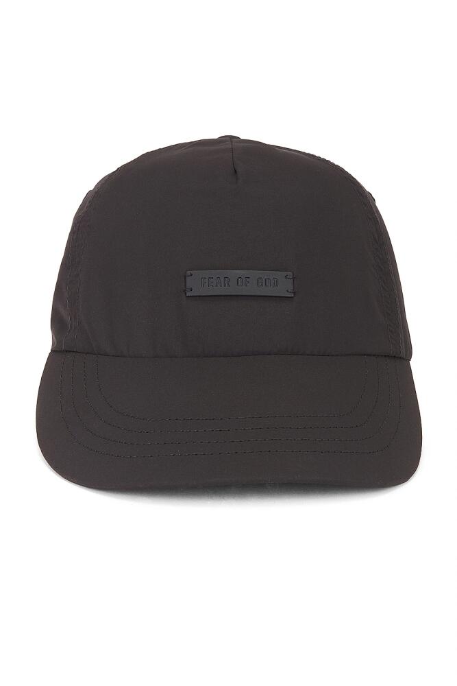 Fear of God Baseball Cap in Black Cover