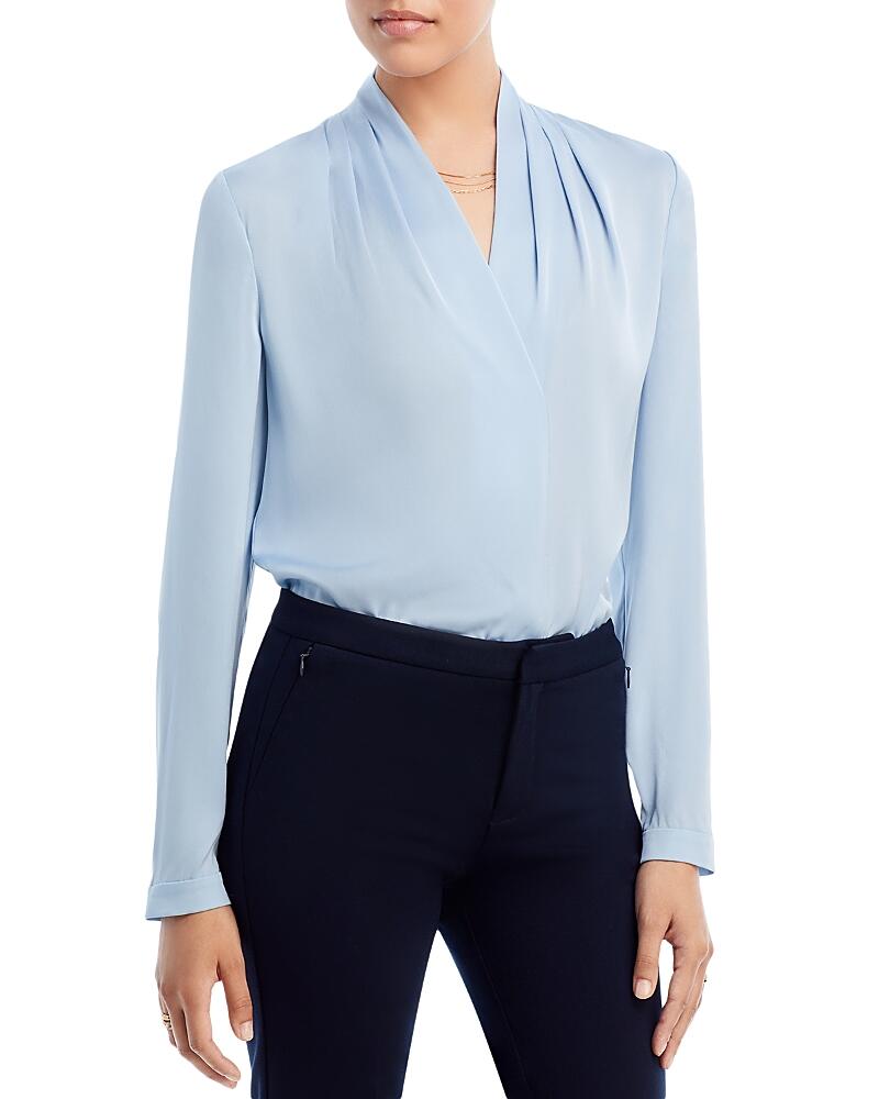 Kobi Halperin Nellie Silk-Blend Pleated Blouse - Exclusive Cover