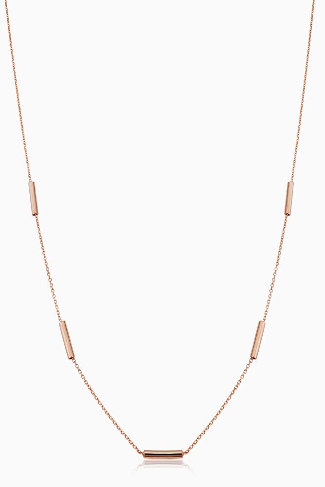 Oradina 14K Gold Vicenza Choker Necklace in Rose Gold Cover