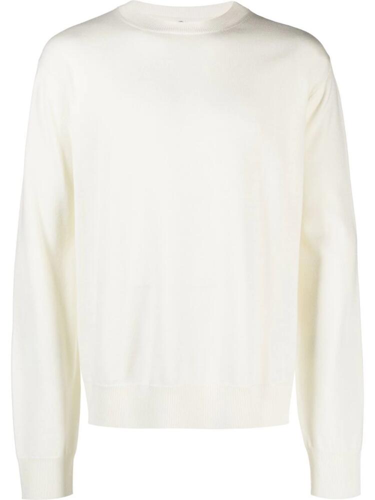 OAMC intarsia-knit logo jumper - Neutrals Cover