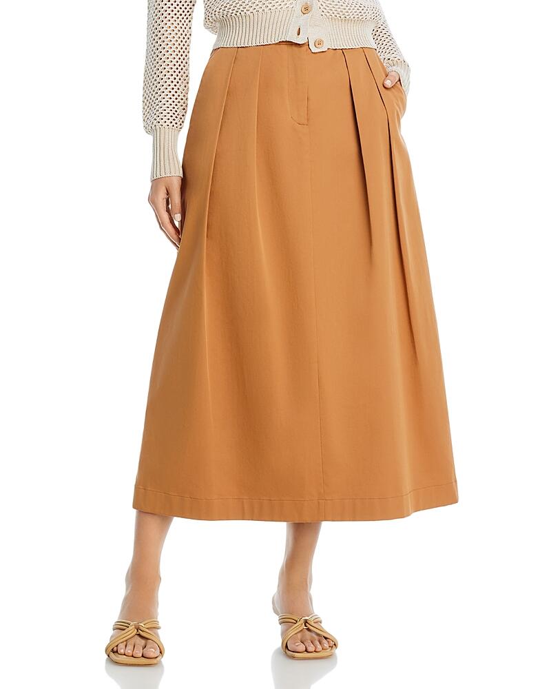 Fabiana Filippi Pleat Front Midi Skirt Cover