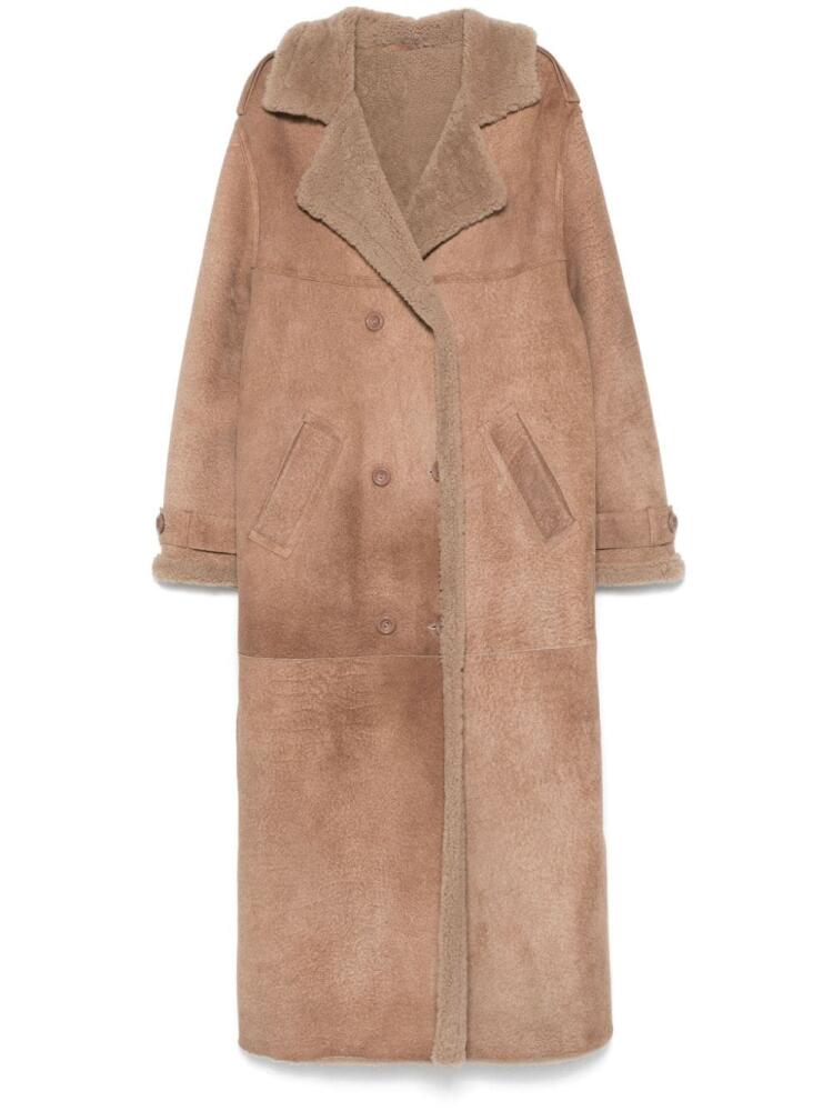 Manokhi Ivana coat - Brown Cover