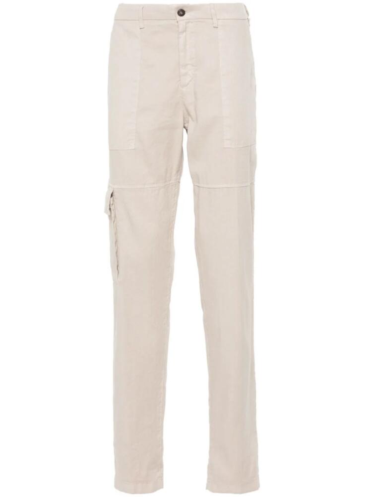 Eleventy tapered-leg cargo trousers - Neutrals Cover