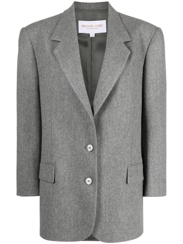 Michael Kors Collection tailored single-breasted blazer - Grey Cover