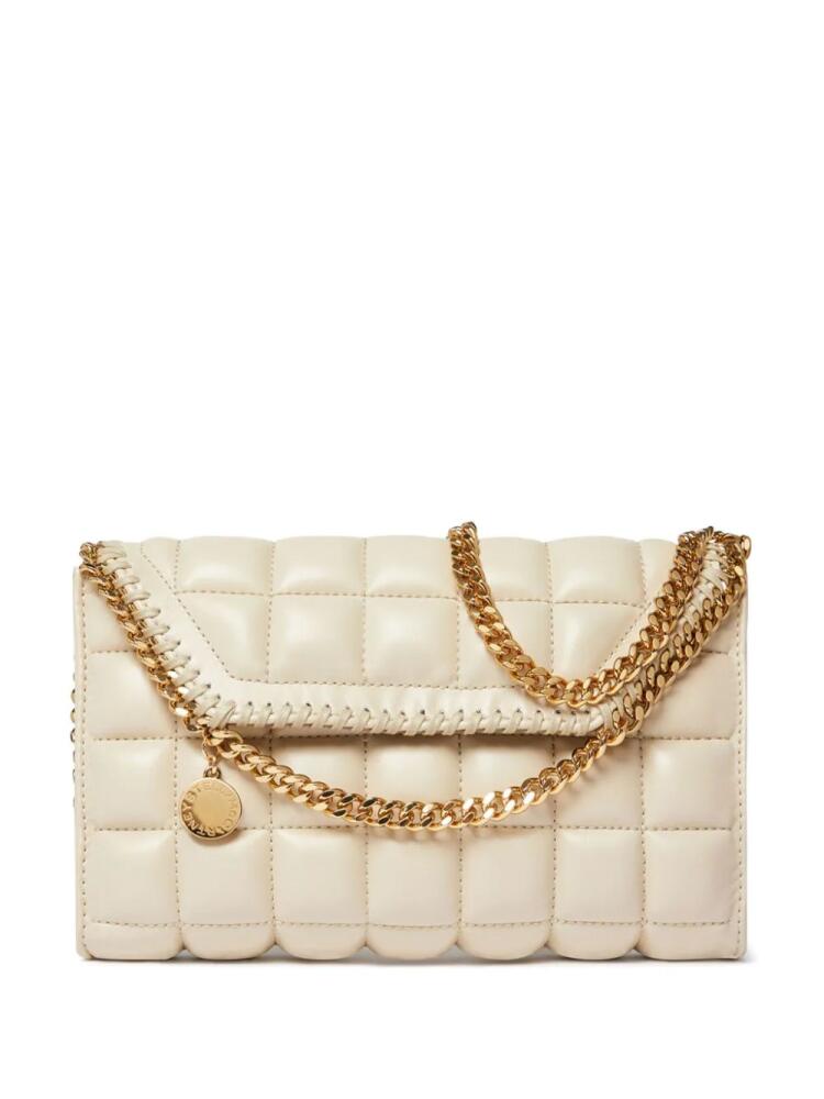 Stella McCartney Falabella quilted faux-leather shoulder bag - Neutrals Cover