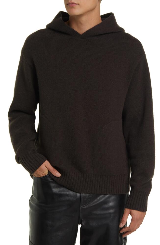 FRAME Cashmere Pullover Hoodie in Marron Cover