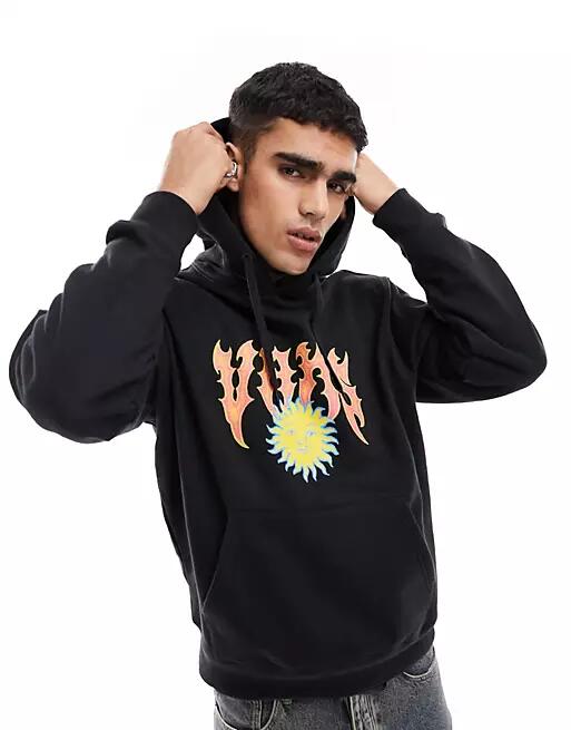 Vans hoodie with graphic print in black Cover