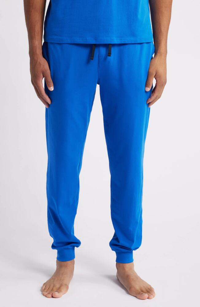 BOSS Mix Match Pajama Joggers in Bright Blue Cover