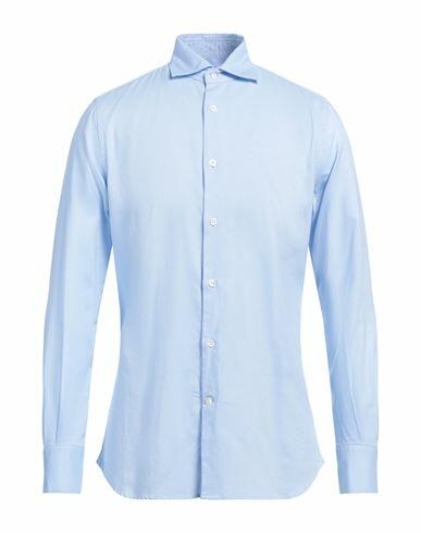 Glanshirt Man Shirt Sky blue Size 15 ¾ Cotton Cover