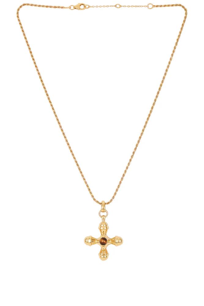 AUREUM Taya Necklace in Metallic Gold Cover