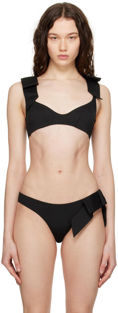 Agent Provocateur Black Krissy Bikini Top Cover