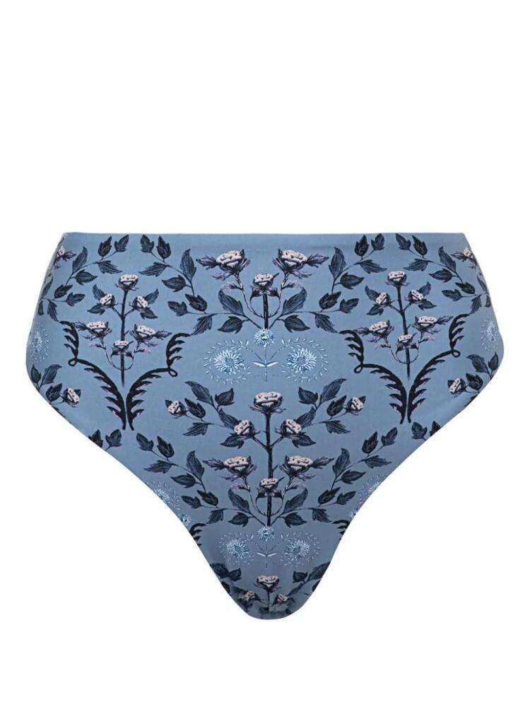 Agua By Agua Bendita Fluorita Sueño bikini bottoms - Blue Cover