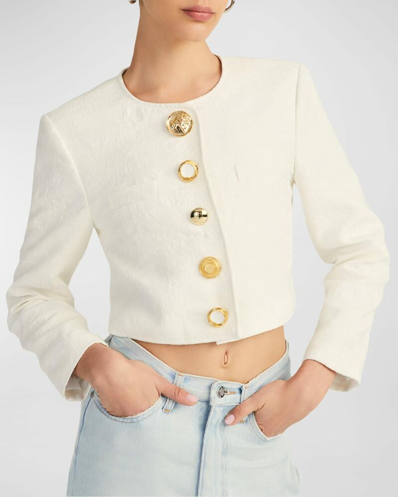 Derek Lam 10 Crosby Juliette Mixed Button Jacket Cover