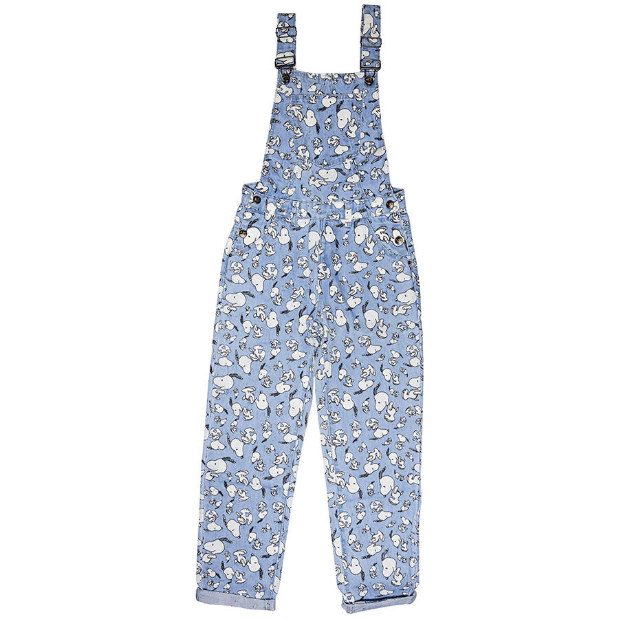 Eleven Paris Light Blue Peanut Snoopy Overalls Cover