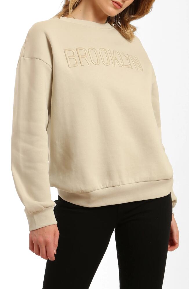 Brooklyn Industries Eva Logo Sweatshirt in Silver Birch Cover