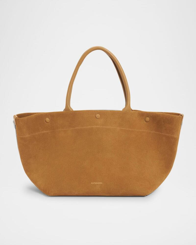 Altuzarra Small East-West Suede Tote Bag Cover