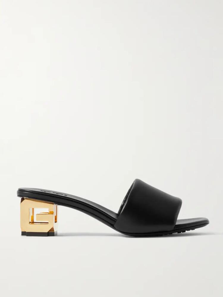 Givenchy - Leather Mules - Black Cover