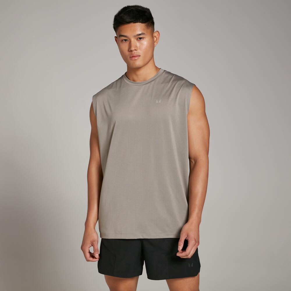 MP Men's Tempo Oversized Mesh Training Tank - Clay Cover