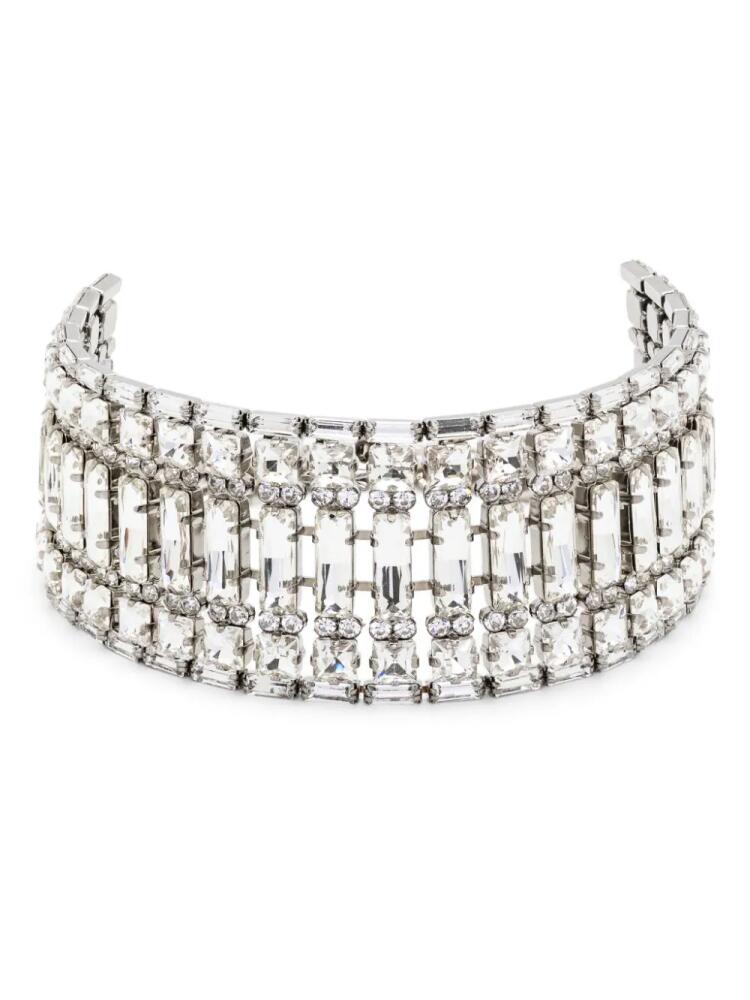 Alessandra Rich crystal-embellished choker - White Cover