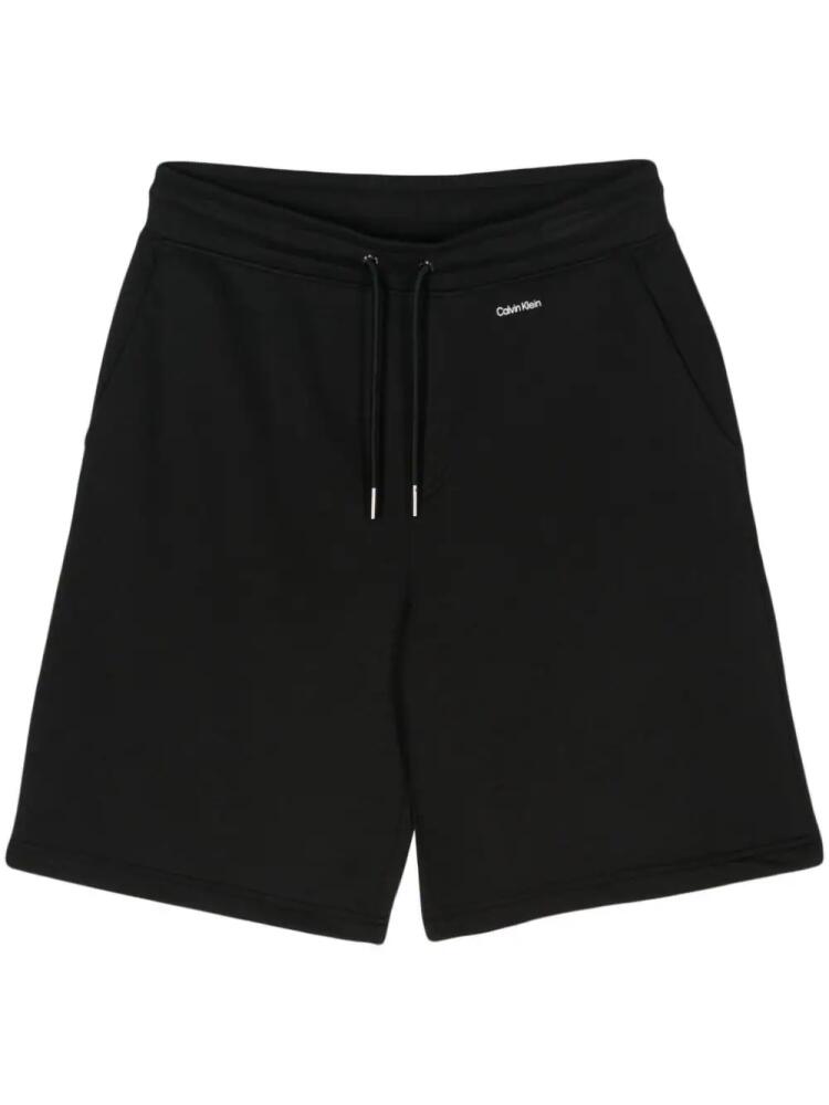 Calvin Klein logo-print track shorts - Black Cover