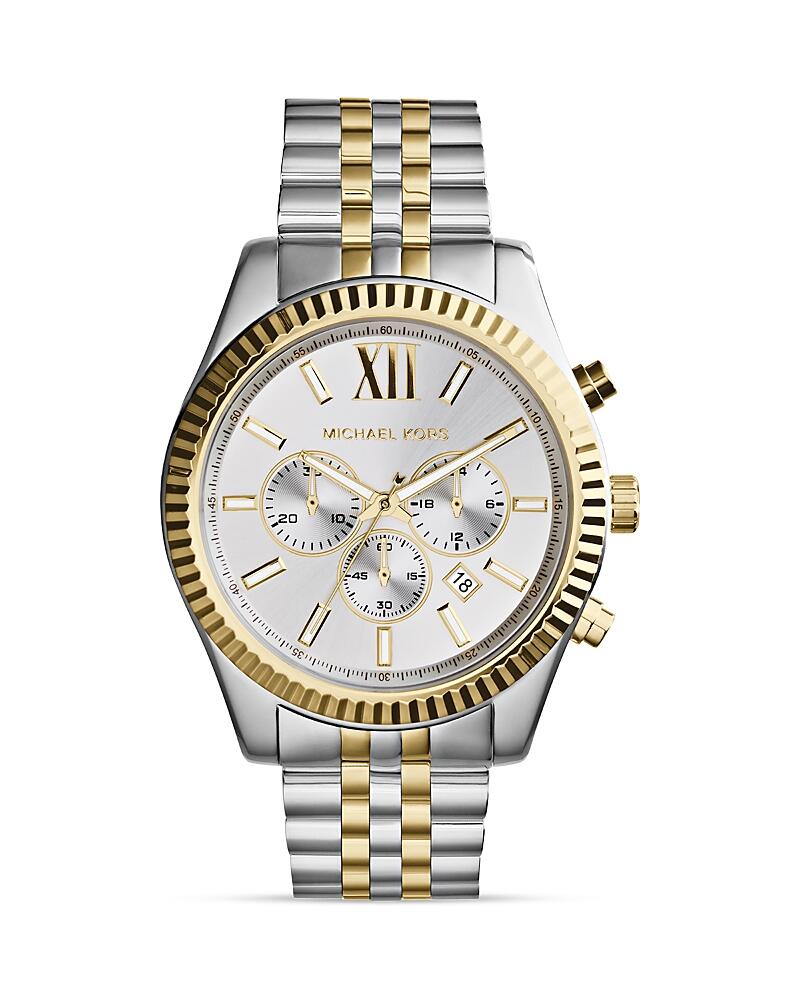 Michael Kors Two-Tone Lexington Watch, 45mm Cover