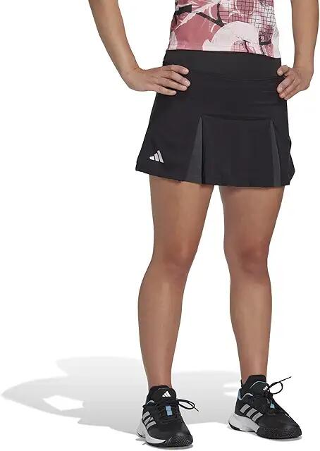 adidas Club Pleated Tennis Skirt (Black) Women's Skirt Cover