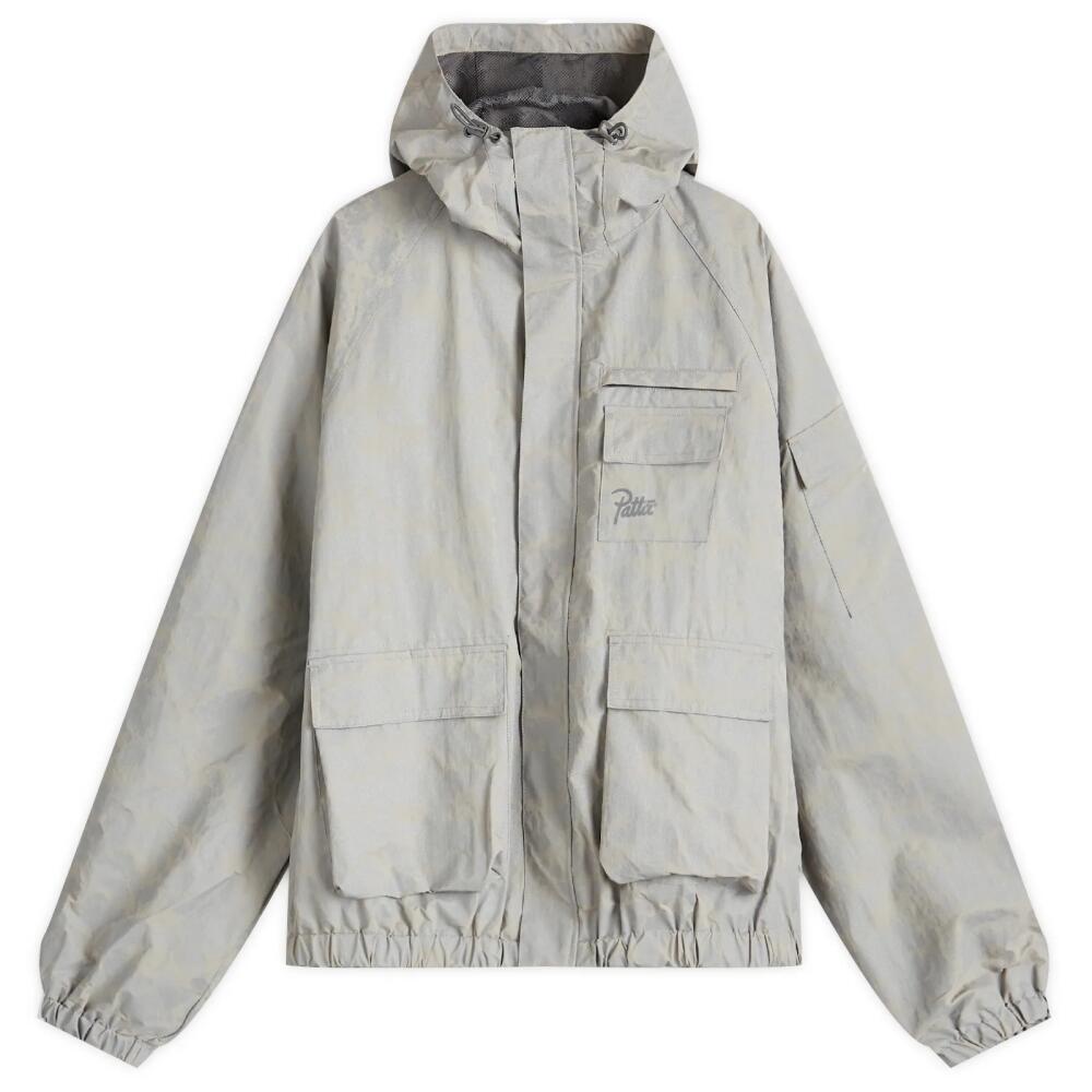 Patta Men's Digi Camo Reflective Jacket in Wild Dove Cover