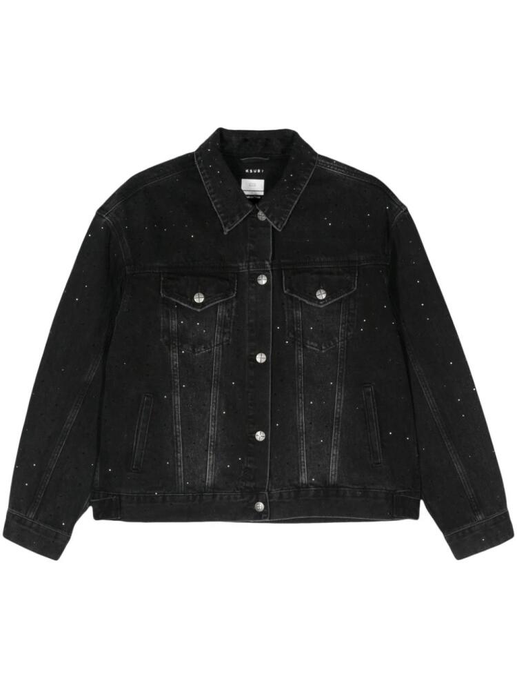 Ksubi Oversized Krystal Noir denim jacket - Black Cover