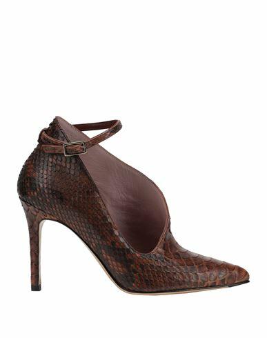 Antonio Barbato Woman Pumps Brown Leather Cover