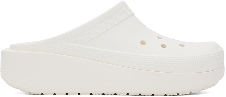 Crocs White Classic Blunt Toe Loafers Cover