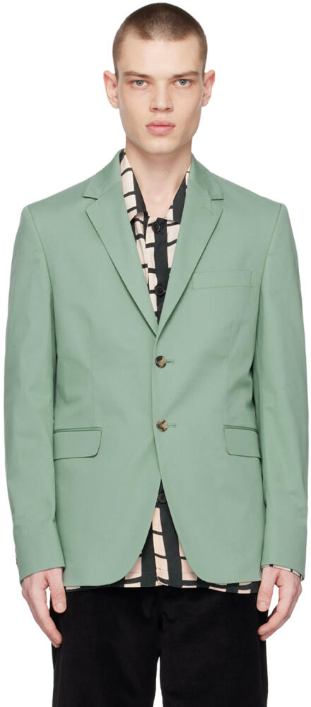 Paul Smith Green Two-Button Blazer Cover