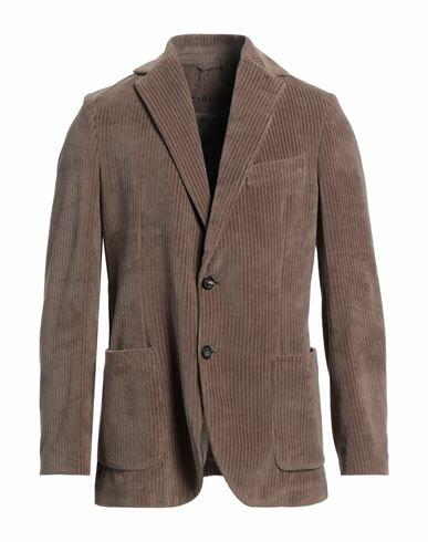 Circolo 1901 Man Blazer Khaki Cotton, Polyester Cover