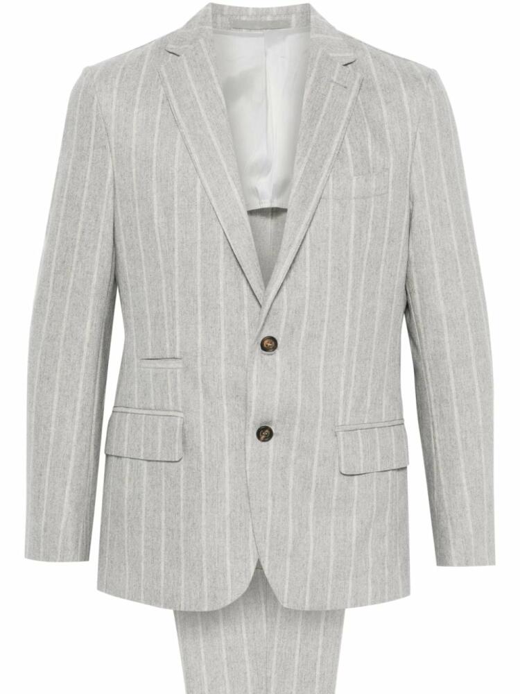 Eleventy striped suit - Grey Cover