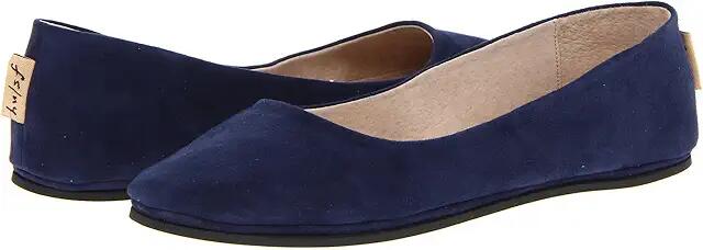 French Sole Sloop (Navy Suede) Women's Flat Shoes Cover