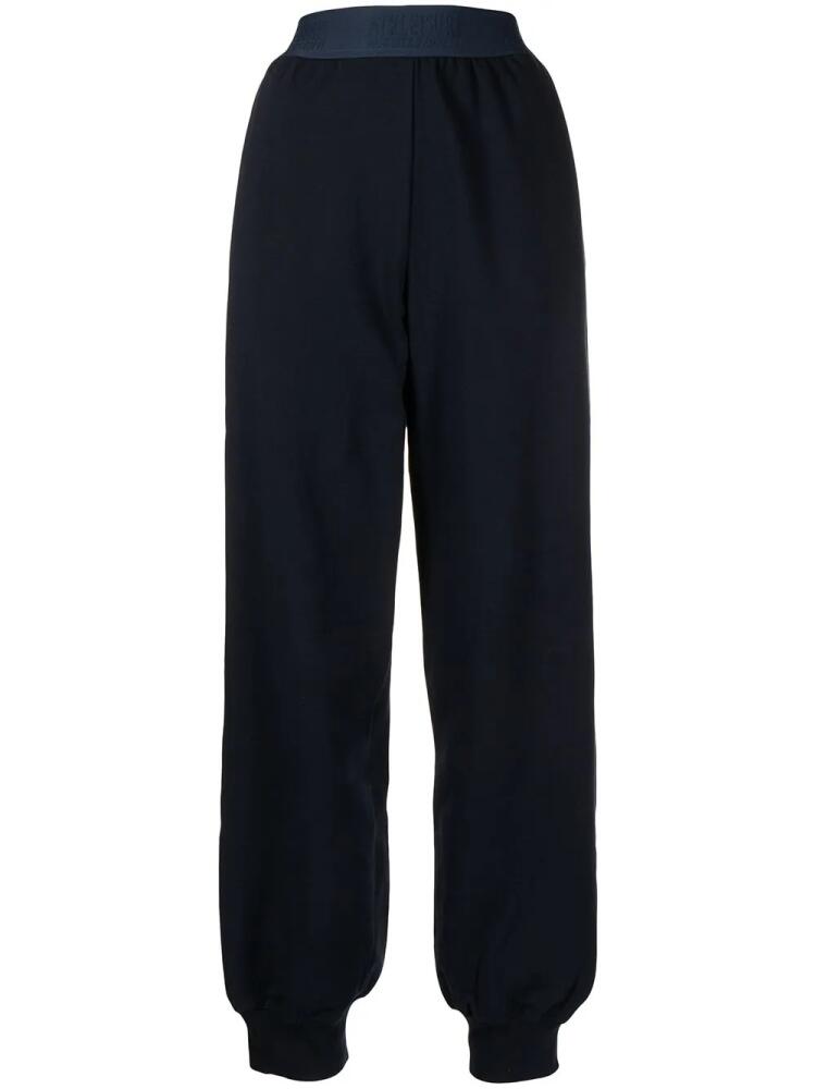 Alberta Ferretti logo waistband track pants - Blue Cover