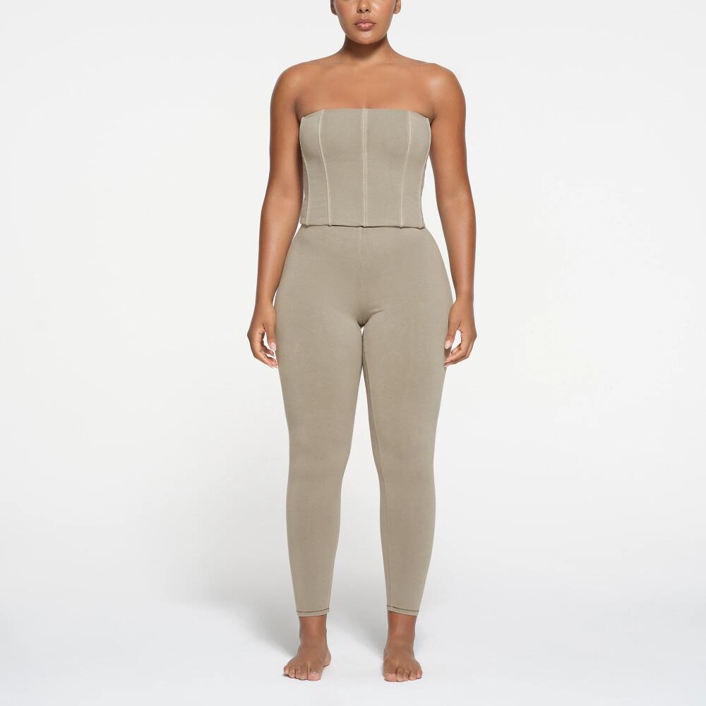 SKIMS High-Waisted Legging | Light Neutral | Large | Outdoor Cover