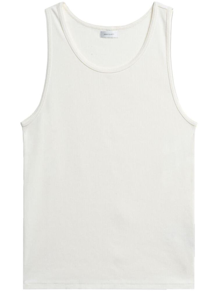 John Elliott soft jersey tank top - White Cover