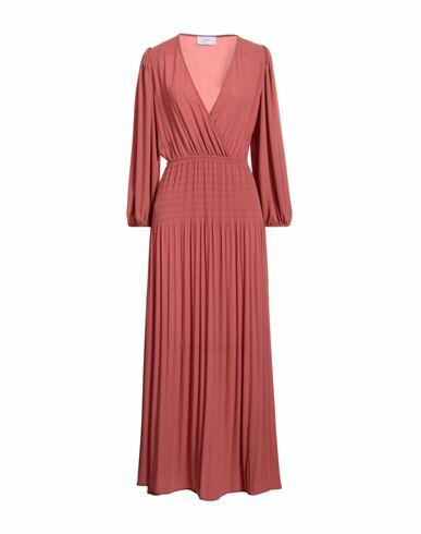 Soallure Woman Maxi dress Salmon pink Polyester Cover