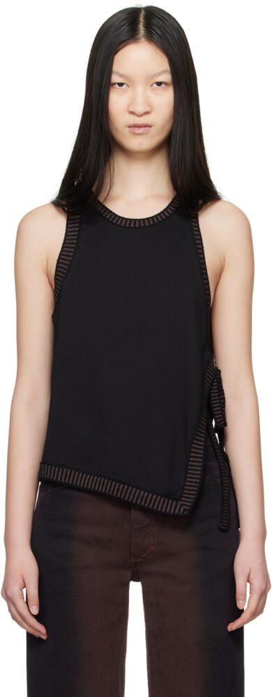 Eckhaus Latta Black Edge Tank Top Cover