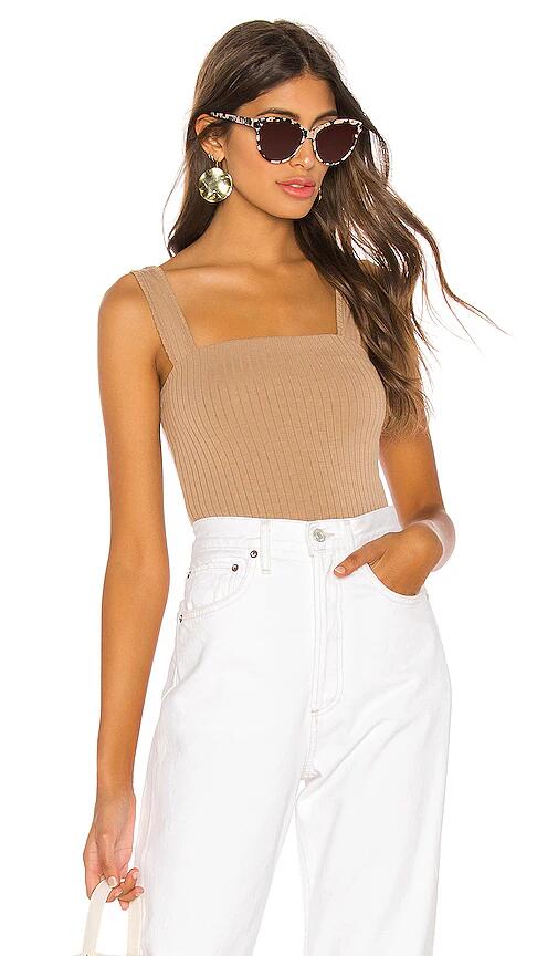 Lovers and Friends Sol Top in Brown Cover