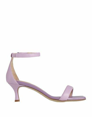 Luca Valentini Woman Sandals Lilac Leather Cover