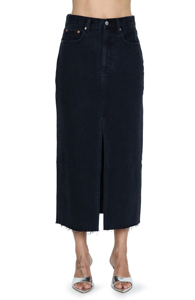 Pistola Alice Denim Midi Skirt in Underground Cover