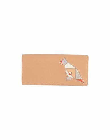 Tod's Woman Wallet Beige Soft Leather Cover