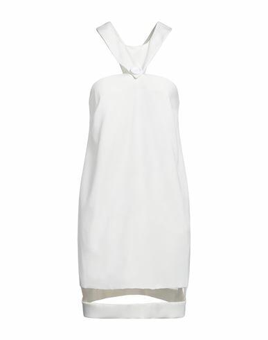 Les Bourdelles Des Garçons Woman Mini dress Off white Polyester, Elastane Cover