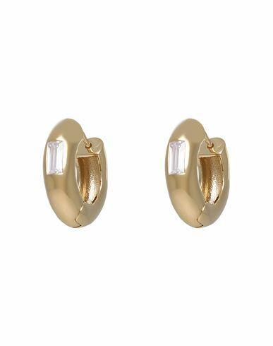 P D Paola Kali Hoop Earrings Woman Earrings Gold 925/1000 Silver, 750/1000 gold plated, Zirconia Cover